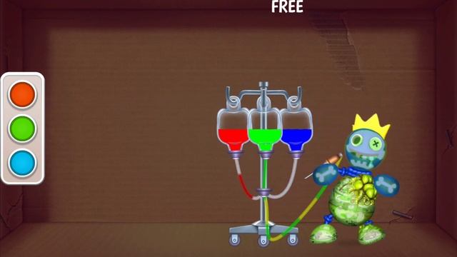 Rainbow Friends Blue Buddy vs Zombie Bio | Kick the Buddy Mod New Update 2022 смотреть онлайн