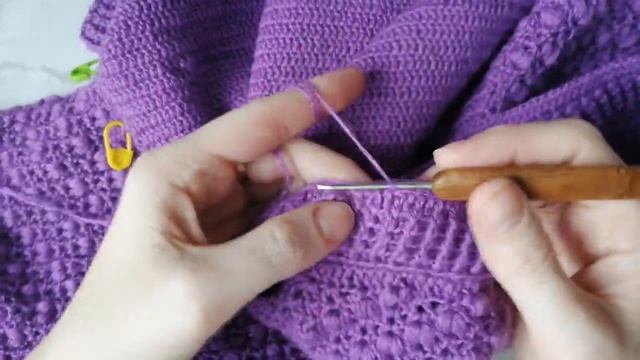 Обвязка горловины крючком смотреть онлайн