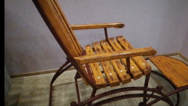 Самодельное маятниковое кресло-качалка. смотреть онлайн
