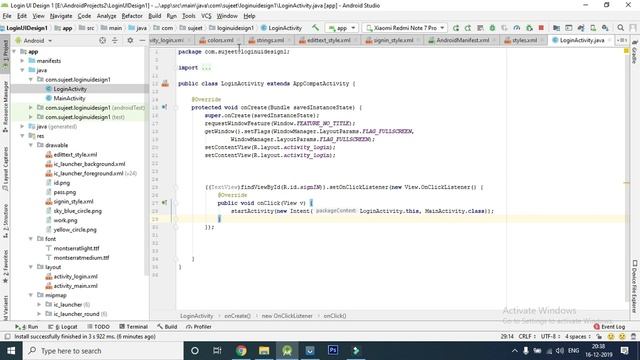 Android Login UI Design || Source Code Github смотреть онлайн