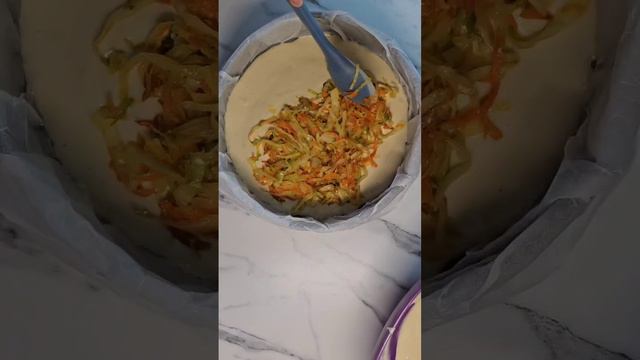 Заливной пирог с капустой смотреть онлайн