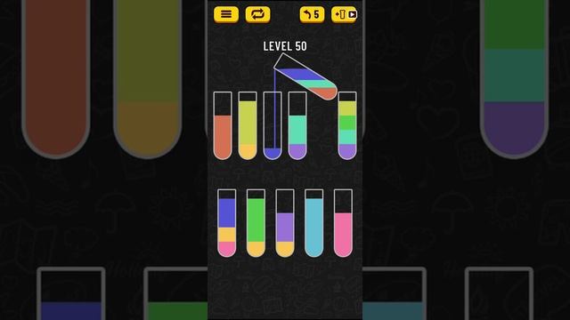 Water Sort Puzzle - level 50 (old) смотреть онлайн