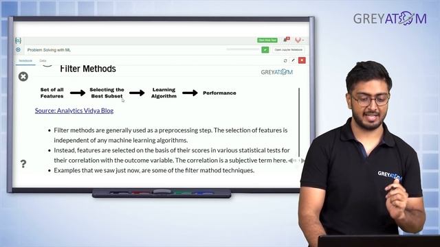 Machine Learning Tutorial Chap 7 | Part-2 Feature Selection | Rohit Ghosh | GreyAtom смотреть онлайн