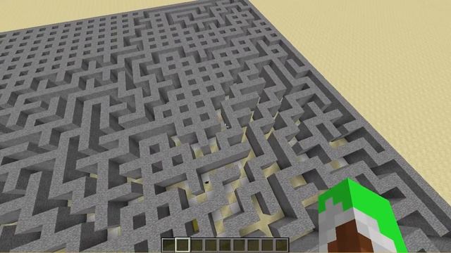 Random maze generator in minecraft (Depth-first search) смотреть онлайн