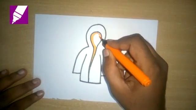 How to draw a Raincoat | Easy step by step drawing for kids | Learn to draw for Children смотреть онлайн