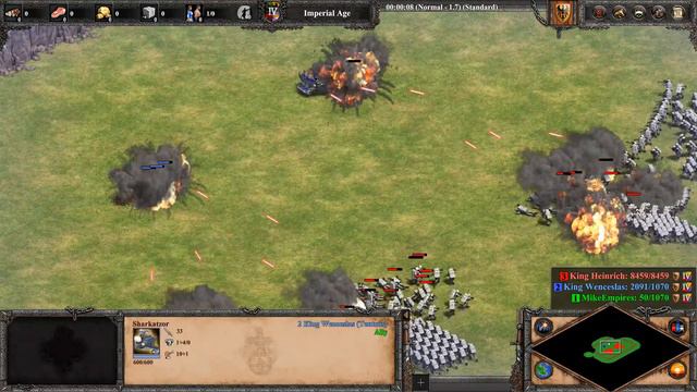 400 PHOTON MEN vs 50 SHARKATZORS | AoE II: Definitive Edition смотреть онлайн