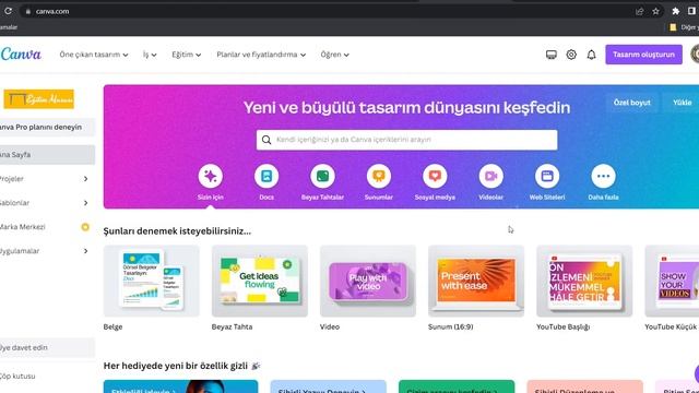 CANVA YAPAY ZEKA MI ? | Sıfırdan Canva dersleri #4 смотреть онлайн