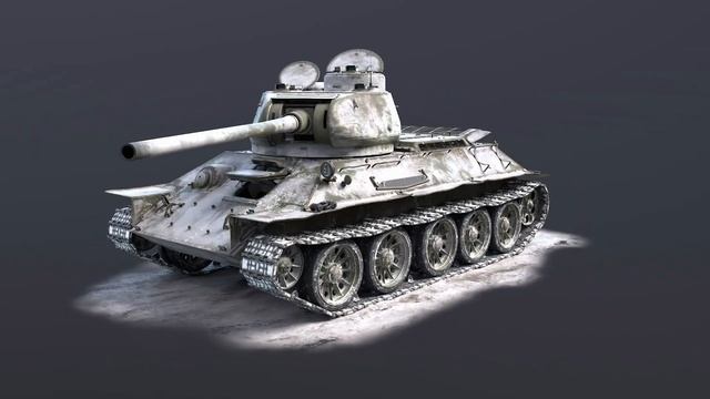 T-34-85 Tank Game 3D-Model Turntable смотреть онлайн