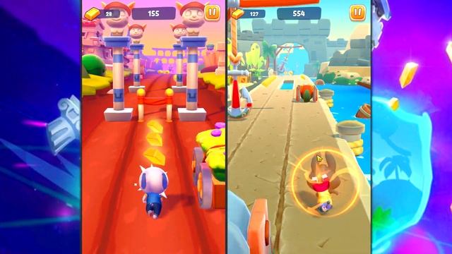 Новый костюм ТОМА. Мальчики против Девочек  в Говорящий Том  БЕГ ЗА ЗОЛОТОМ 2