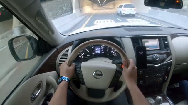Pov Drive|| Nissan Patrol 2015 || Mountain Drive || Tunnel Drive