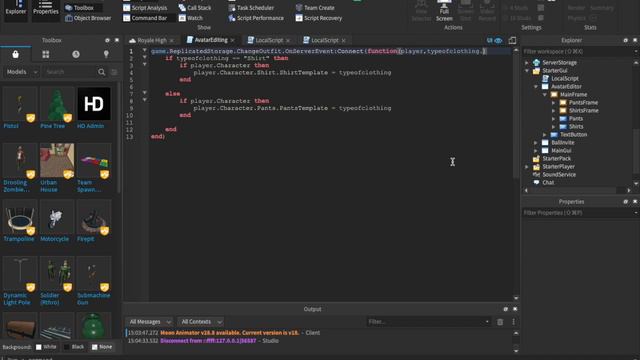 How to make a GAME LIKE ROYALE HIGH Part 4! Avatar Editor! | CodeBro29 смотреть онлайн