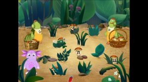 Лунтик Русский Язык для Малышей: #4 Собираем Грибы с Вупсенем и Пупсенем. Учим Буквы и Звуки. Игра