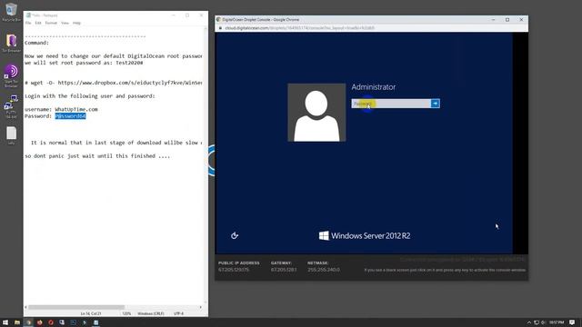 Install Windows Server 2012 / 2016 2019 And Windows 10 On DigitalOcean VPS