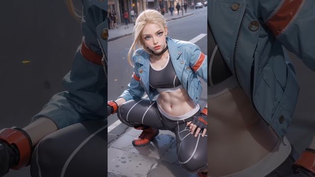 [Ai art] Cammy 💖 Street Fighter Girls Lookbook смотреть онлайн