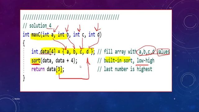 C++ find the max of 4 numbers смотреть онлайн