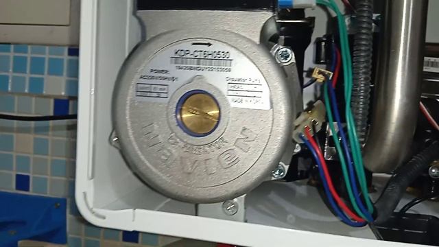 Первый запуск котла Навьен Делюкс С Comfort.