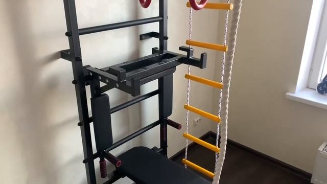 Установка шведской стенки, турник Рукоход, Брусья-Пресс-Упор и Скамья смотреть онлайн