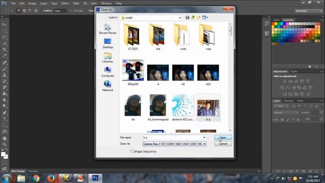 Cara Buka Camera Raw Di Photoshop CS6 смотреть онлайн