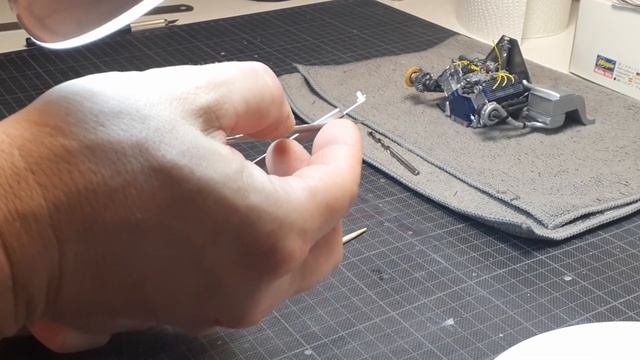 #8 TAMIYA 1/12 RENAULT RE20 TURBO - ENGINE ASSEMBLY II