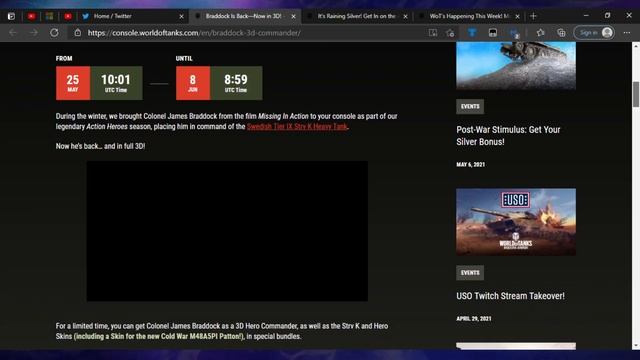 WOT Console II Strv K Earn Op (This Week on Tanks, 25th May 2021) смотреть онлайн