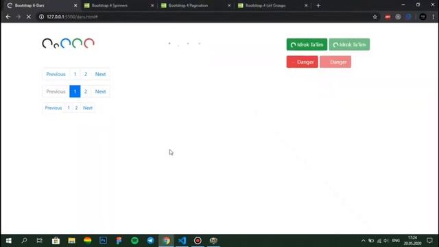 Frontend 26-dars Bootstrap | Pagination, List Groups смотреть онлайн
