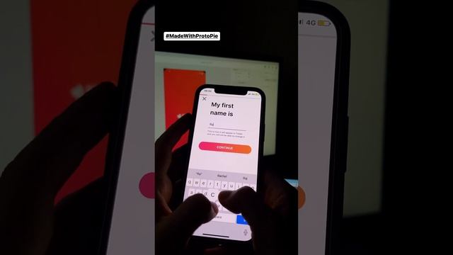 Tinder App onboarding screen clone prototype #ProtoPie #shorts смотреть онлайн