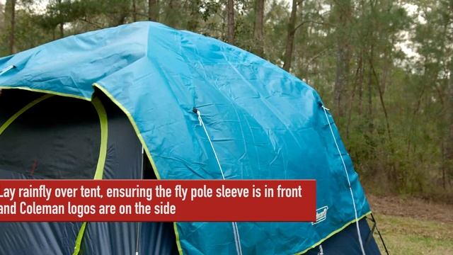 How to Set Up Your Coleman Dark Room SkyDome 4-Person Tent with Rainfly смотреть онлайн