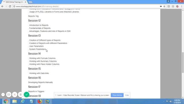 Creation of Different types of Reports - Oracle D2K | Oracle Forms and Reports 10g Training Videos смотреть онлайн