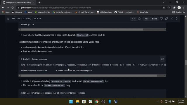 Docker Command based tasks Pre-Workshop смотреть онлайн
