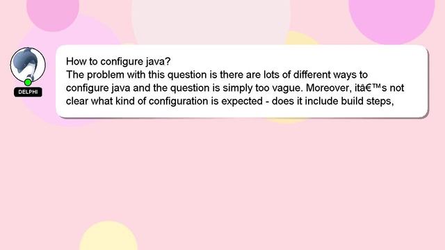 How to configure java? смотреть онлайн