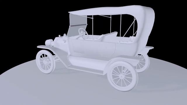 Model T Ford Render смотреть онлайн