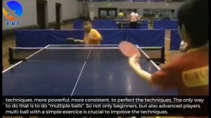 Table Tennis Training Methods in China