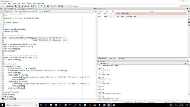 Get my table data from MySQL to SQLite3 смотреть онлайн