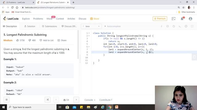 LeetCode 5. Longest Palindromic Substring [Algorithm + Code Explained ] смотреть онлайн