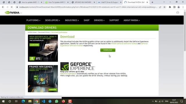 Update Graphics Driver On Windows 10