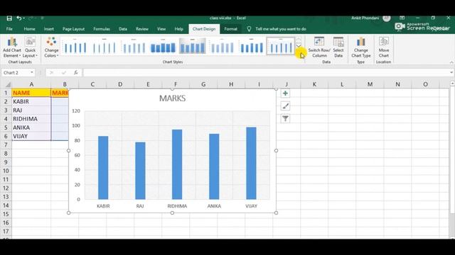 Class 8 part 1 charts in excel смотреть онлайн