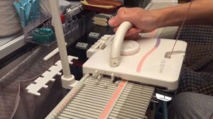 Вязание цветного прессового (такового) переплетения на вязальной машине LK-150