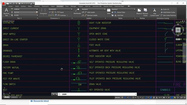 Autocad Blocks for Fire Protection System Symbols смотреть онлайн
