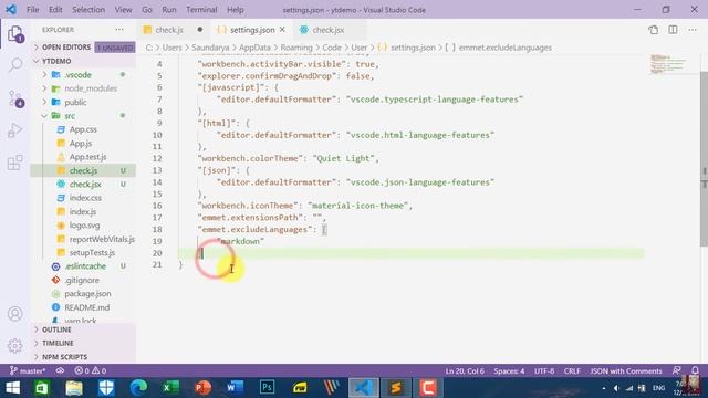 How To Enable Emmet Support For React in Visual Studio Code | Easy Way смотреть онлайн