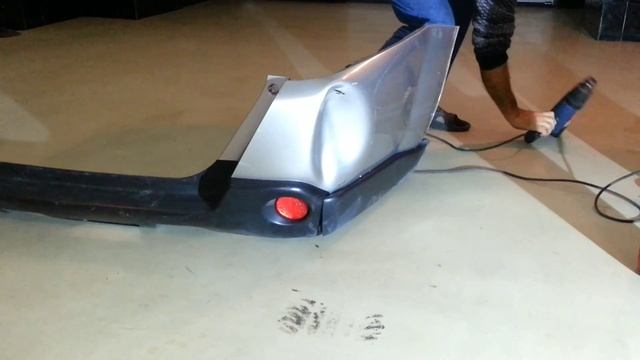 Выправляем вмятину на бампере Эксперименты с быстрым охлаждением поверхности смотреть онлайн