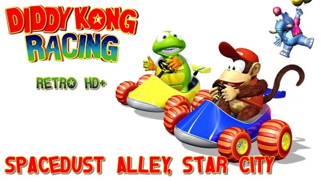 Diddy Kong Racing: Spacedust Alley, Star City HD смотреть онлайн