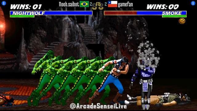 FT5 @umk3: Noob.saibot (BR) vs gamefan (CL) [Ultimate Mortal Kombat 3 Fightcade] Mar 29 смотреть онлайн