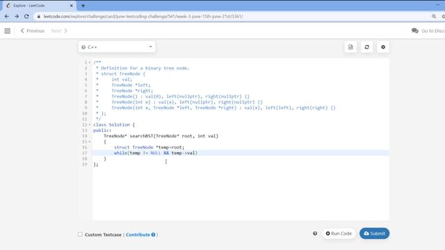 Search in a Binary Search Tree LeetCode ||C,C++, Java, Python |#Leetcode #700 #leetcode смотреть онлайн