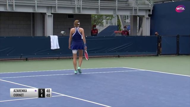 Victoria Azarenka vs. Alize Cornet | 2020 Cincinnati Third Round | WTA Highlights смотреть онлайн