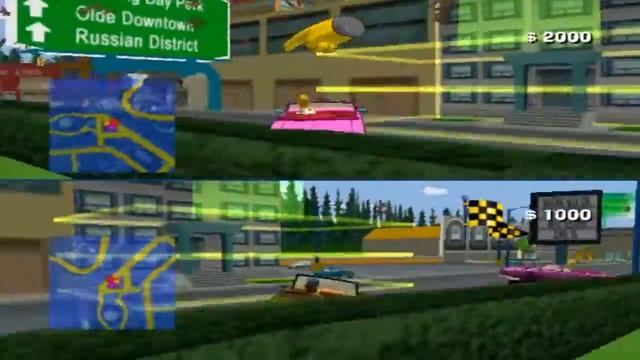 The Simpsons Road Rage (TAS) - The most intense Head to Head match ever смотреть онлайн