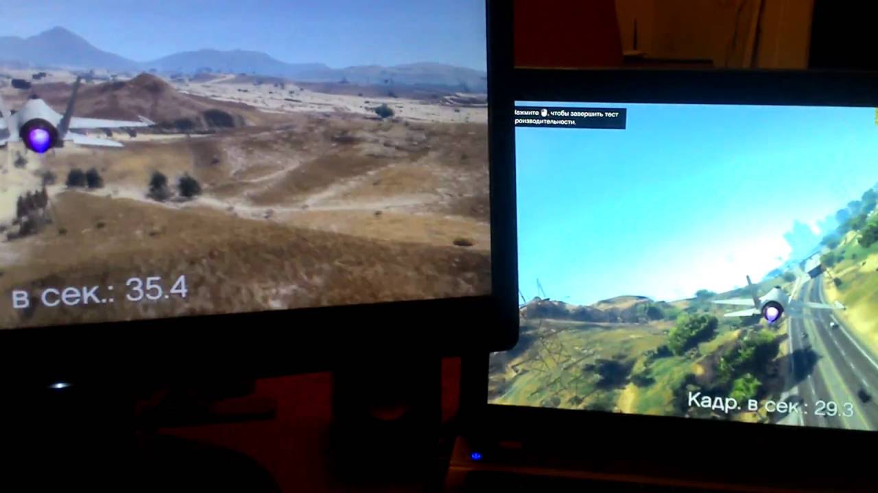 GeForce GT 640 против мобильной GT 640m в GTA 5 (1920-1080)