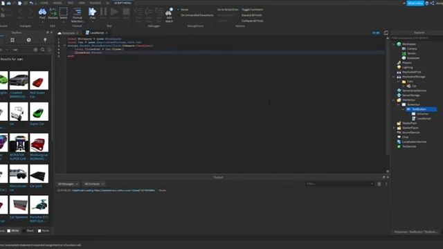 How to make a spawn car gui in roblox studio! смотреть онлайн