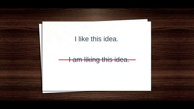 11. Глаголы, которые не используются в Continuous #Stative_Verbs