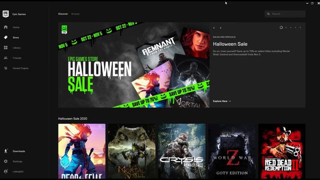 Epic Games Launcher 2020 10 27 13 14 45 смотреть онлайн