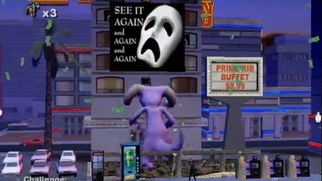 Rampage: Total Destruction PlayStation 2 Gameplay - Up High смотреть онлайн